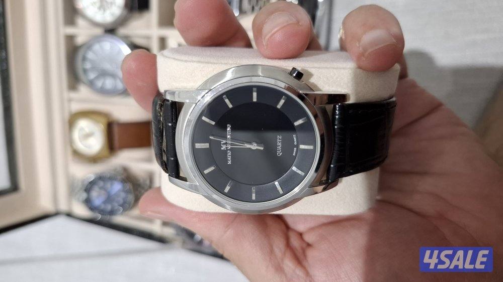 مجموعة ساعات رجالية مع حافظة ساعات5