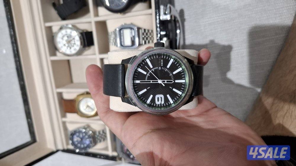 مجموعة ساعات رجالية مع حافظة ساعات13