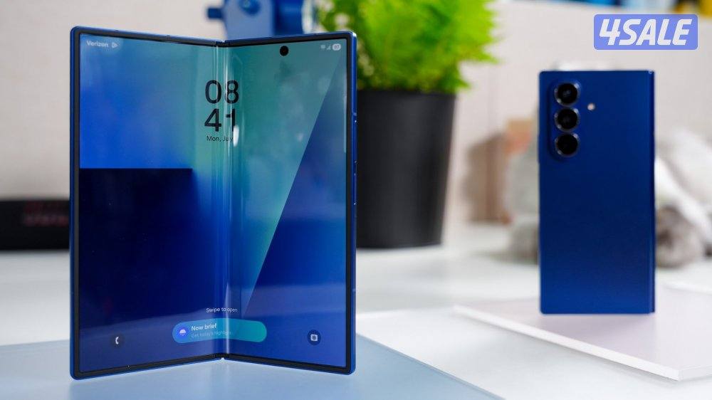 جهاز سامسونج فولد ٧ _ ٥١٢ جيجا ازرق  للبيع او للبدل بايفون نضيف0