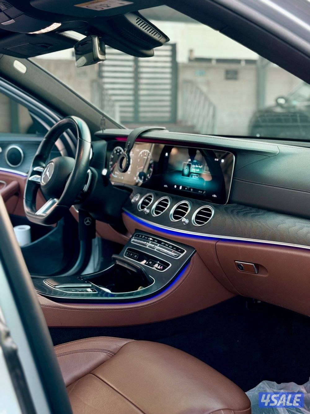 صبغ الوكالة عداد 88 الف E200 AMG  بحالة الوكالة شرط الفحص بالكامل7