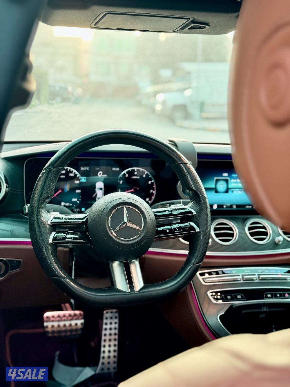 صبغ الوكالة عداد 88 الف E200 AMG  بحالة الوكالة شرط الفحص بالكامل9