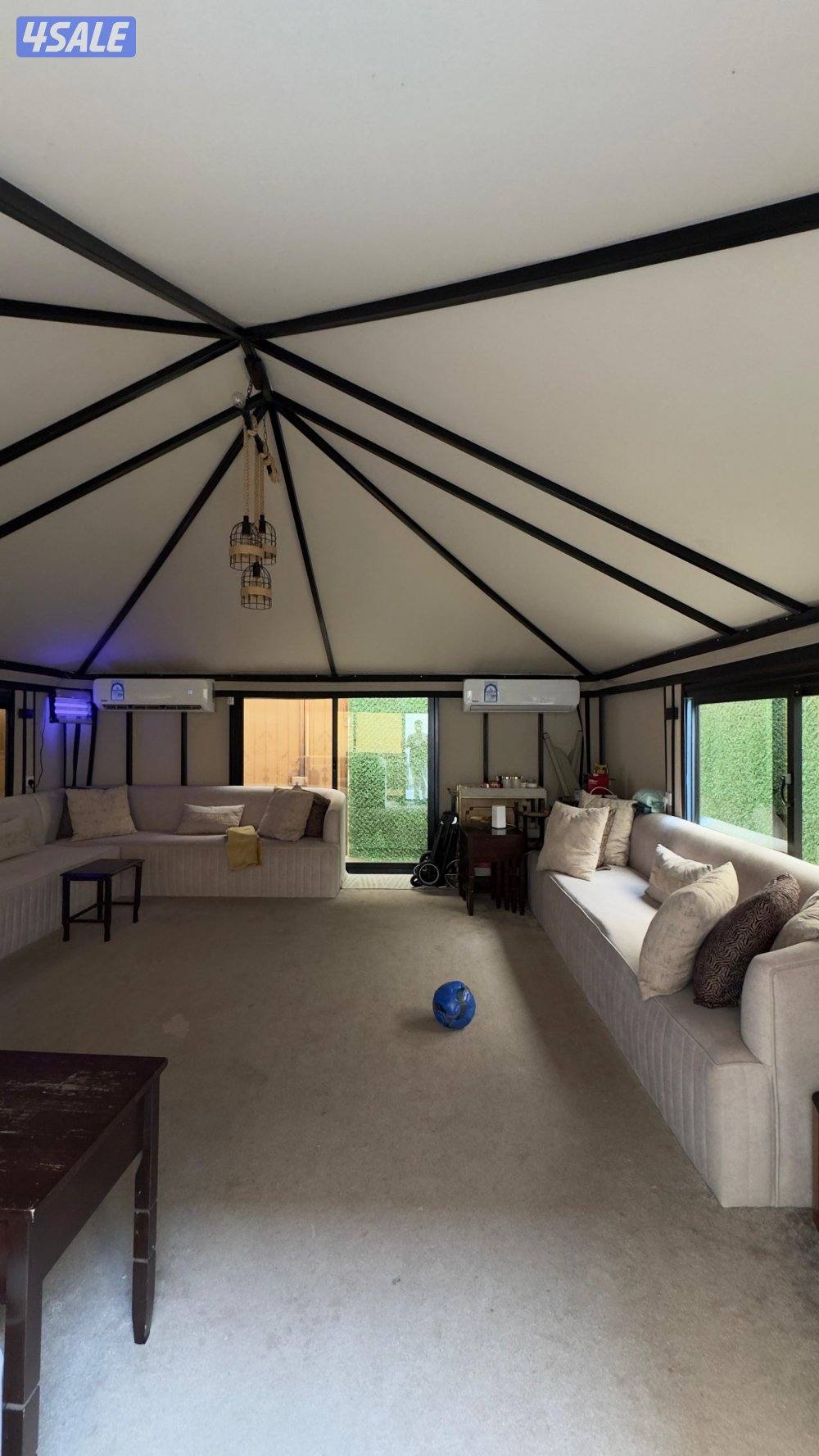 للبيع خيمه شامله القنفات قابل للمساومة الحجم سته في خمسه4