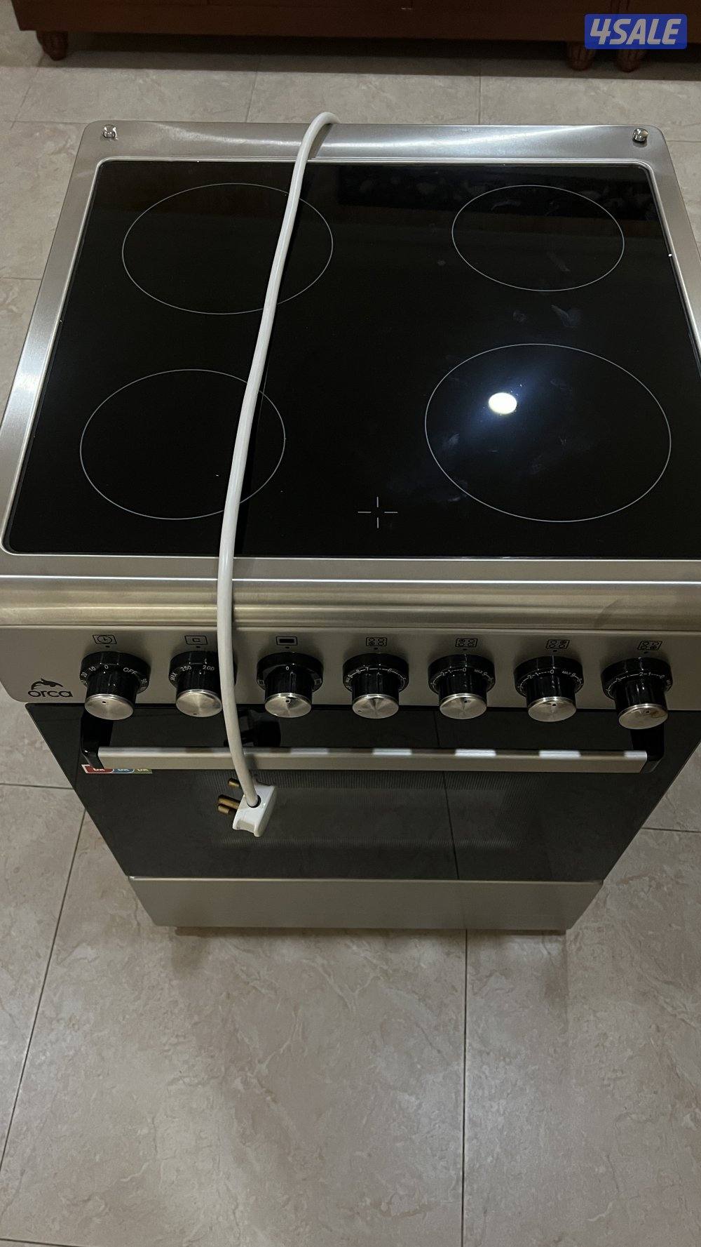 طباخ Orca 4 شعلات كهربائي، بحالة جديدة لم يستعمل3