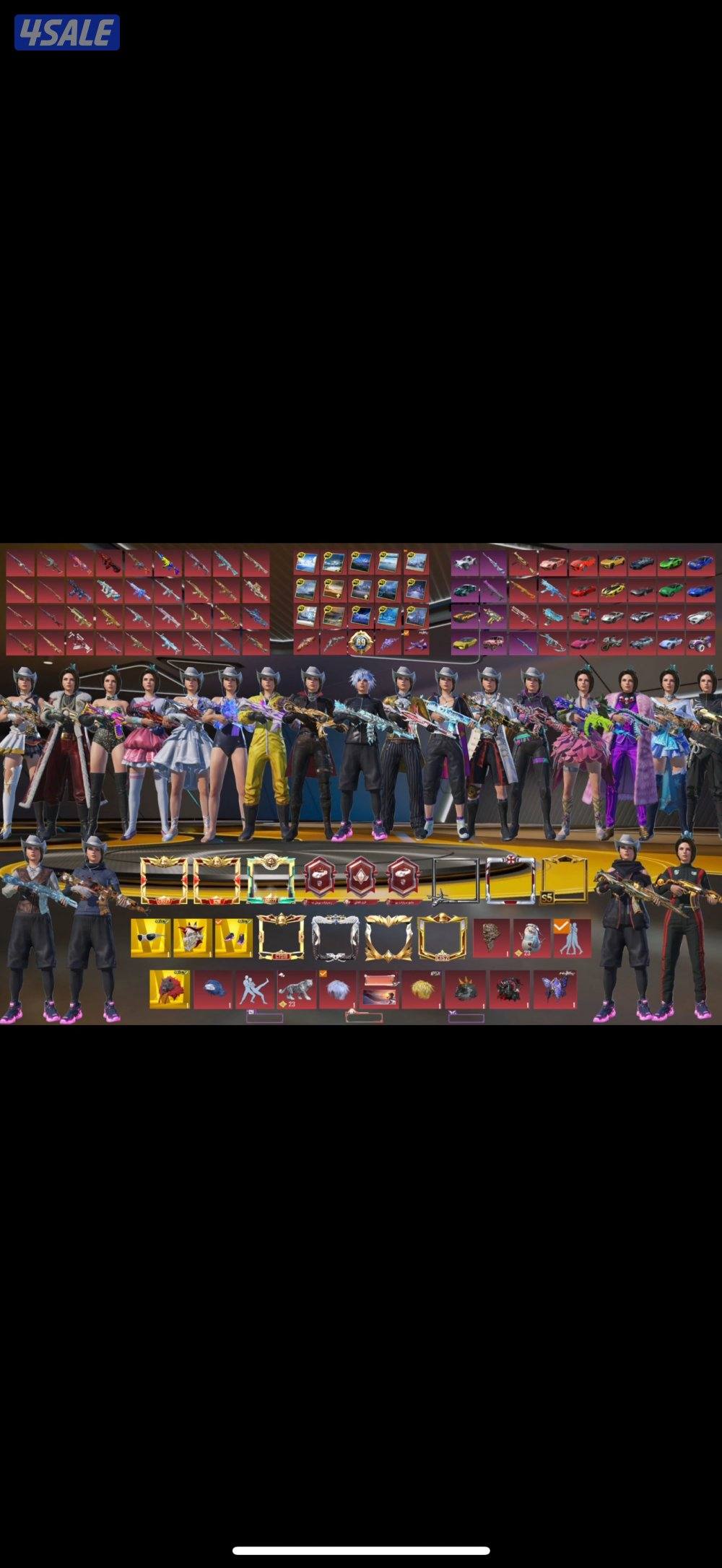 حساب ببجي موبايل نادر للبيع0