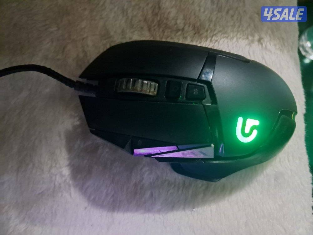 للليع ماوس رازا ناجا وماوس جوليتيك ٥٠٢ وكيبورد ولوحة ناوس اضاءات rgb1