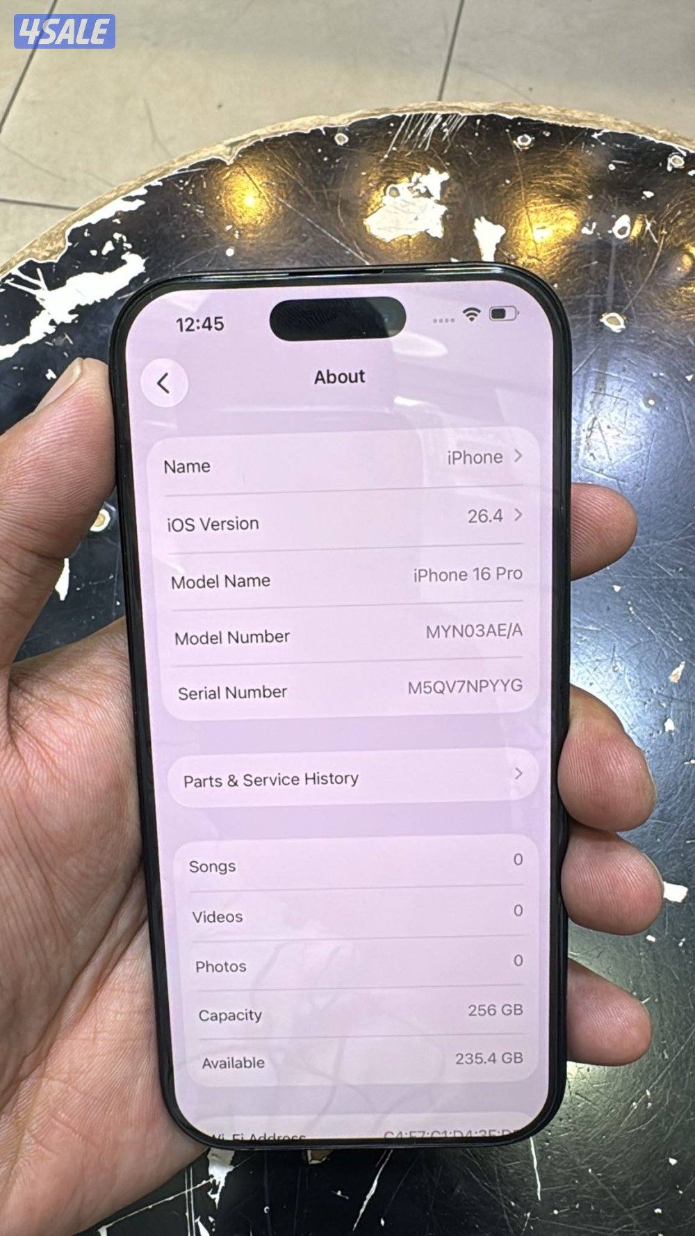 Iphone 16 pro 256 without box0