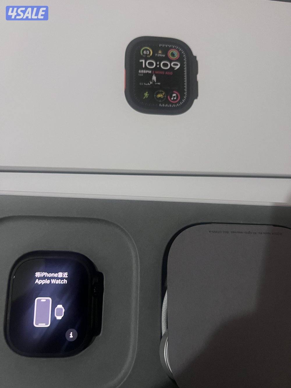 للبيع ساعة ابل الترا 2 مقاس49 لم تستخدم فقط مفتوح الكرتون0