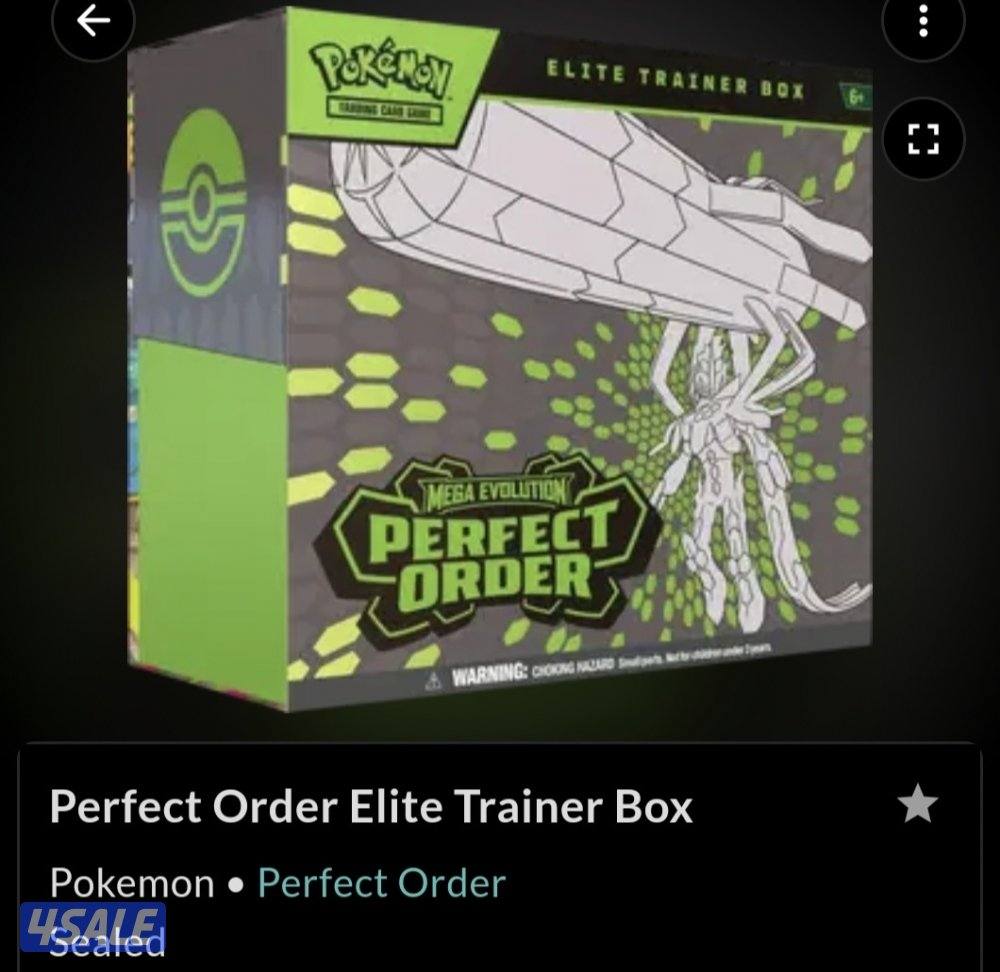 Pokemon ~ Perfect Order ETB0