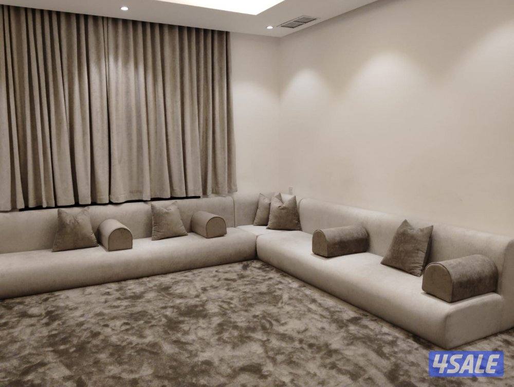 تفصال وتنجيد أحدث موديلات الكنب والجلسات الأرضية والستائر الويفي4