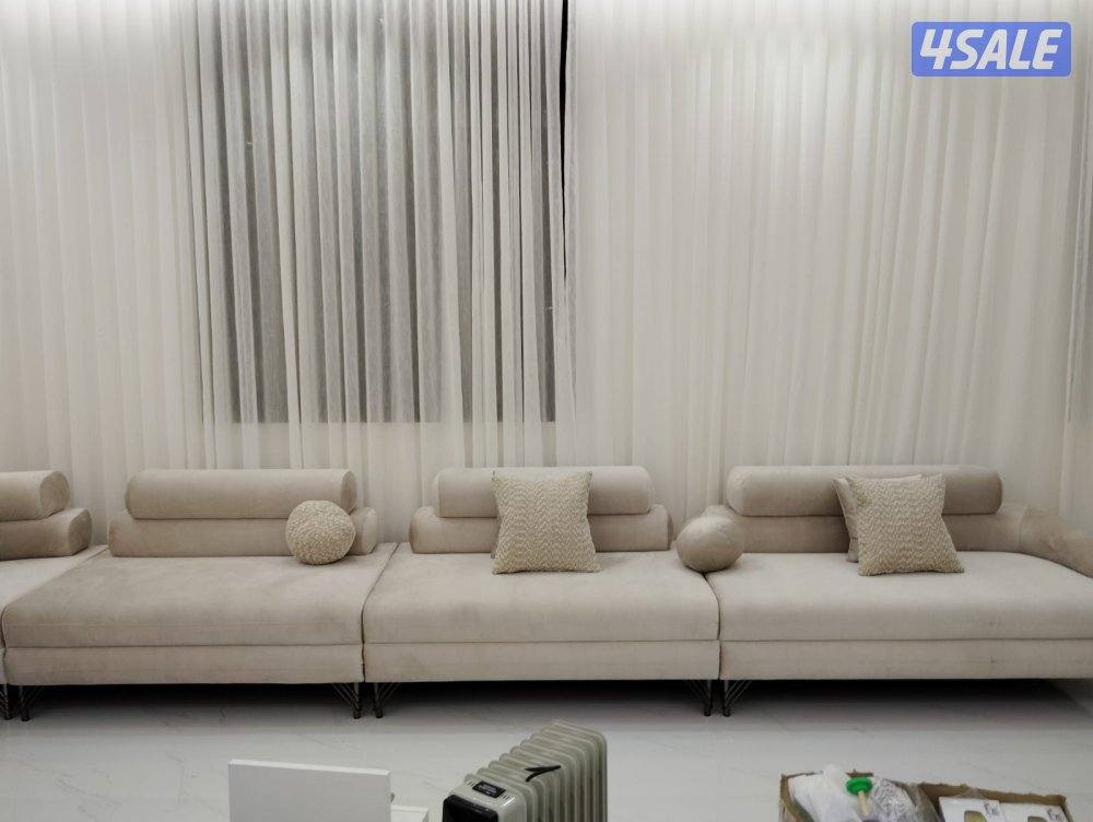 تفصال وتنجيد أحدث موديلات الكنب والجلسات الأرضية والستائر الويفي6