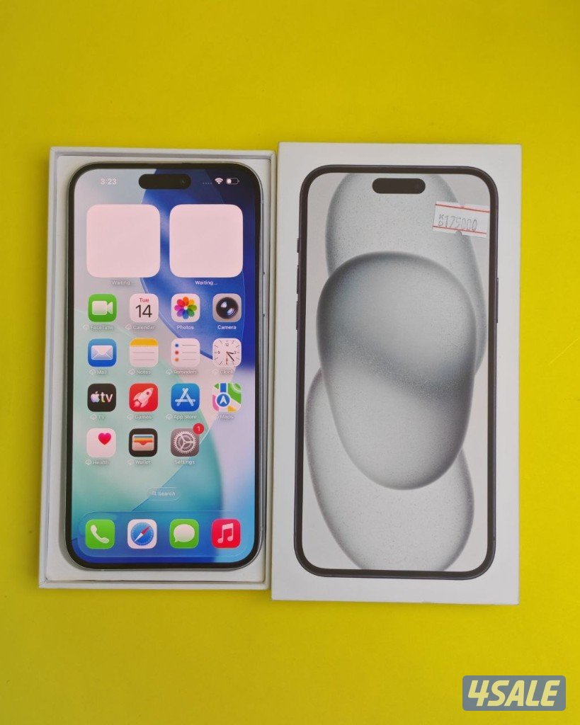 ايفون 15 بلس 256GB أسود بطارية 83% مستعمل كالجديد iPhone 15 Plus 256GB1