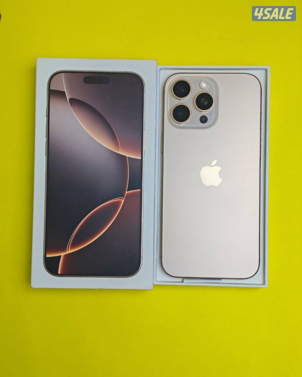 ايفون 16 برو ماكس 1TB تيتانيوم صحراوي بطارية 92% مستعمل كالجديد0