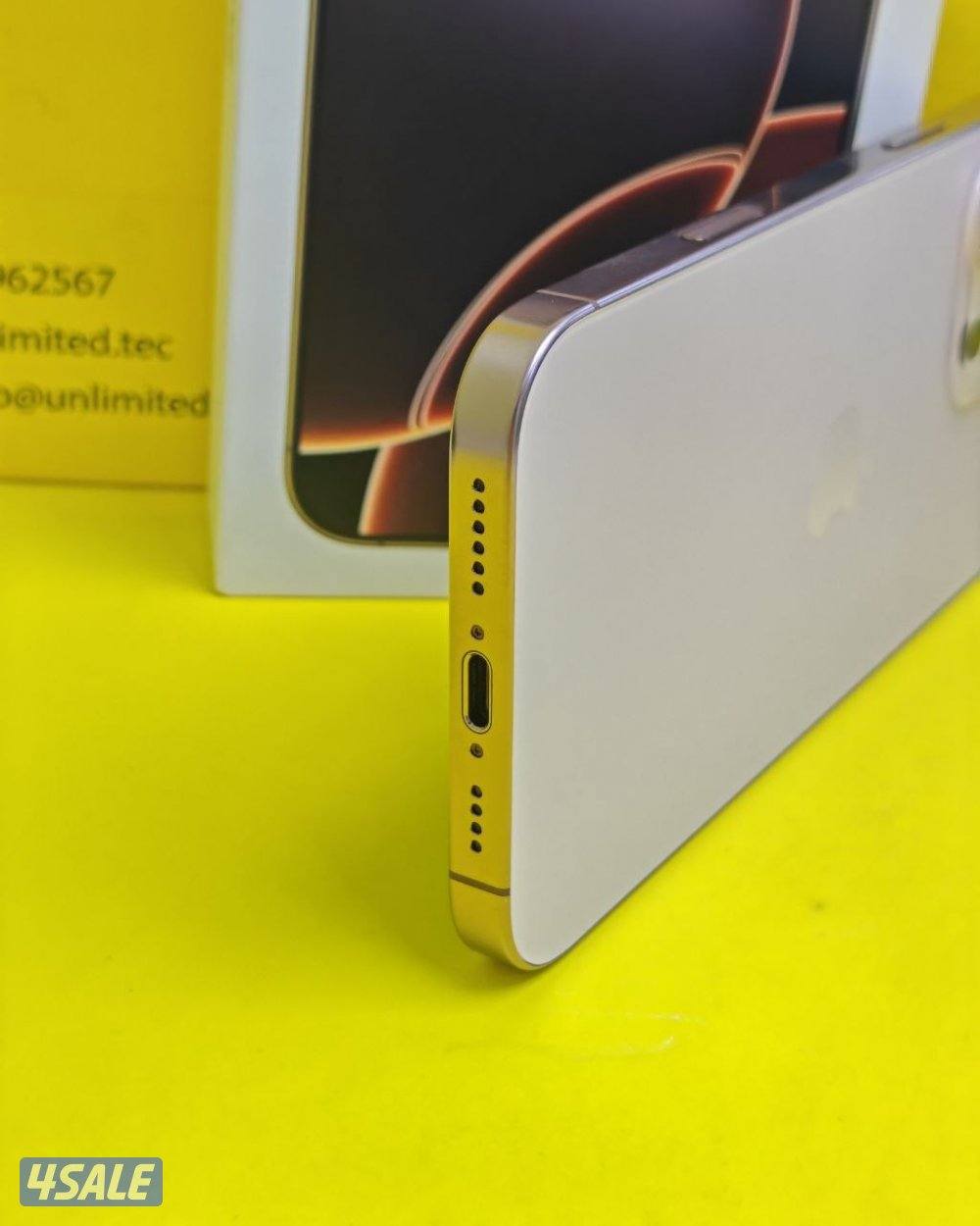 ايفون 16 برو ماكس 1TB تيتانيوم صحراوي بطارية 92% مستعمل كالجديد5