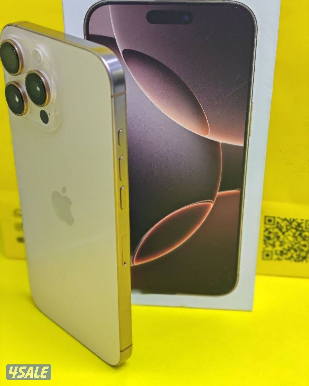 ايفون 16 برو ماكس 1TB تيتانيوم صحراوي بطارية 92% مستعمل كالجديد7