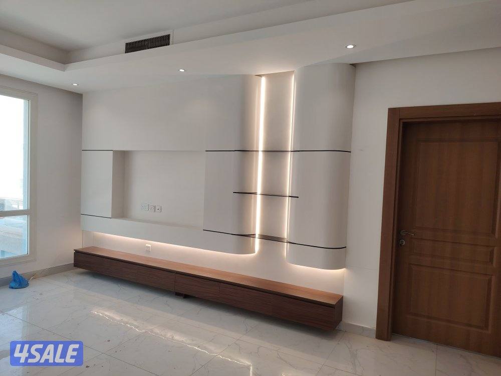 ديكورات خشب طولت بديل خشب بديل رخام شيابرد جام وجار خلفيه تلفزيون0