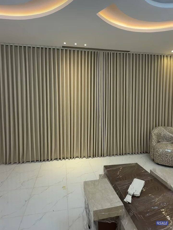 تنجيد ستائر تفصيل ستاير روال شيفون لنن وايفي تلبيس كنب قنفات فك تركيب1