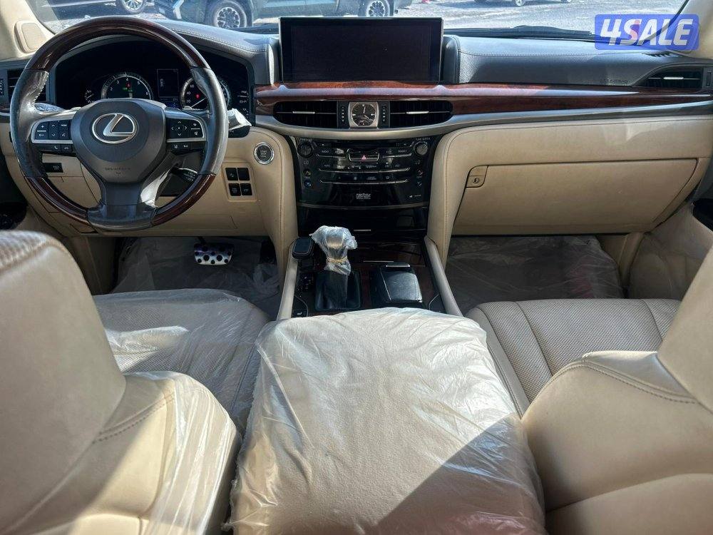 لكزس LX570 s موديل 2018 ماشى 234.000 k.m  وارد الخليج .صبغ وكالة6