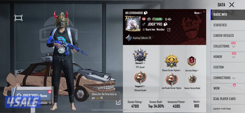 PUBG account for sale11