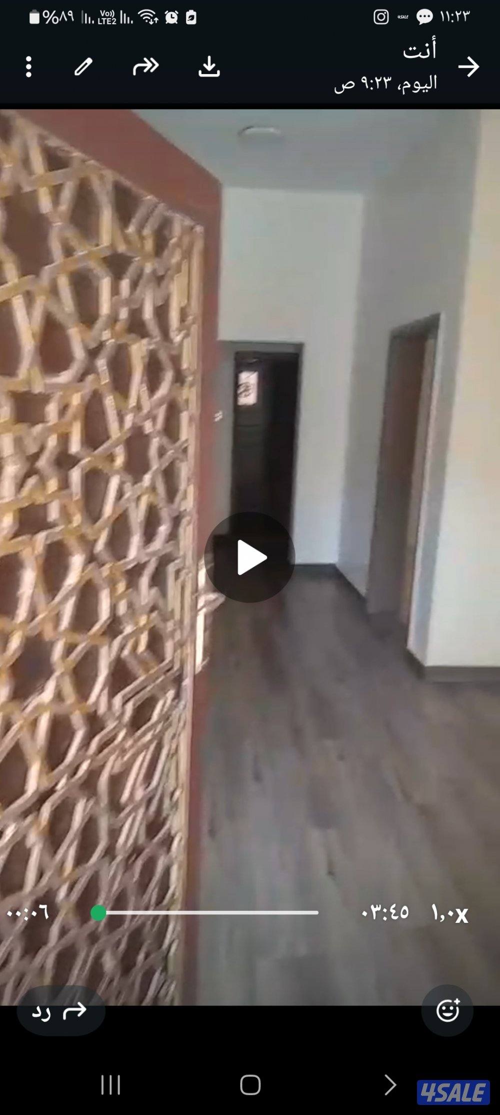 للايجار بيت حكومي بالعدان ق٣0