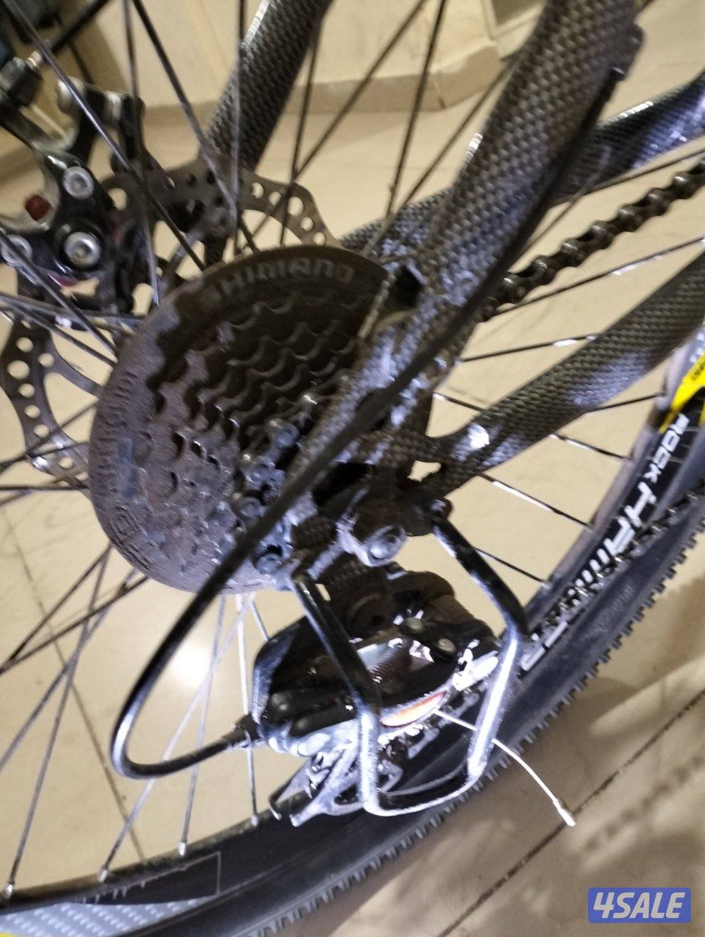 الحاله جيده جدا لكن اخر ترسين لا يعملان جيداً. الدراجه قابله للطي5