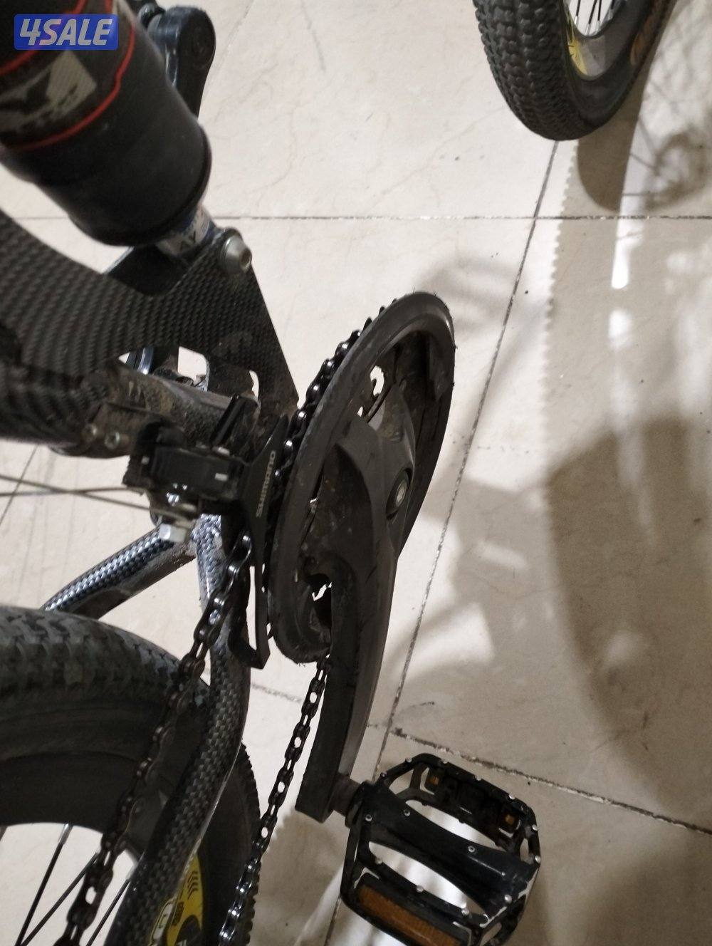 الحاله جيده جدا لكن اخر ترسين لا يعملان جيداً. الدراجه قابله للطي7