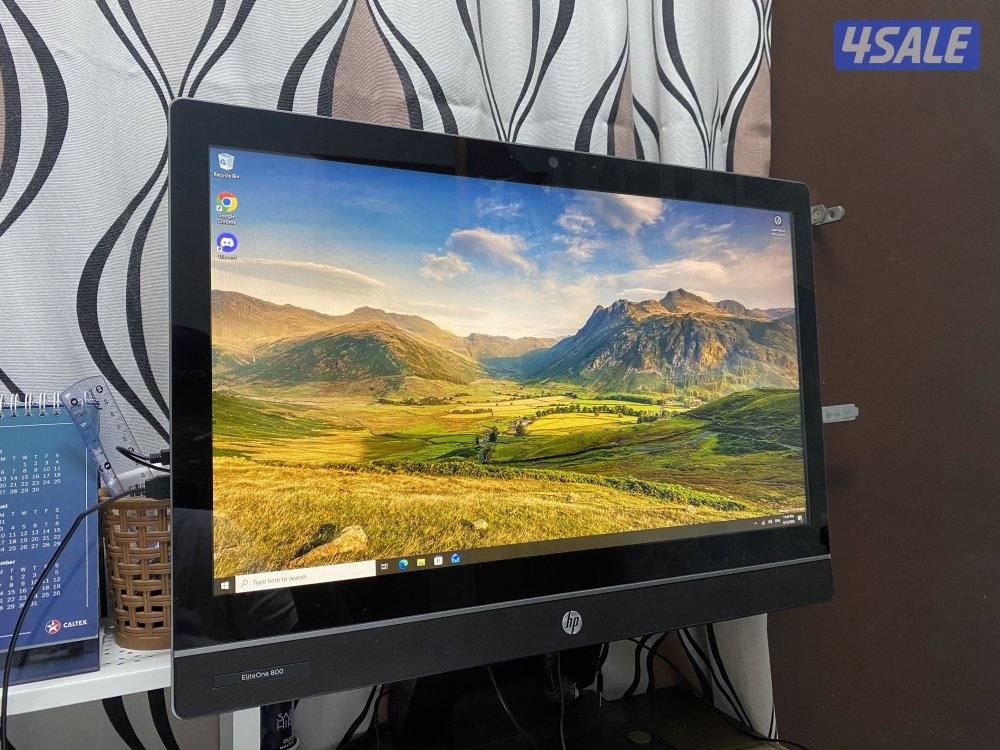 Hp EliteOne 800 G1 Touch All in One pc intel i5 8gb ram windows 101