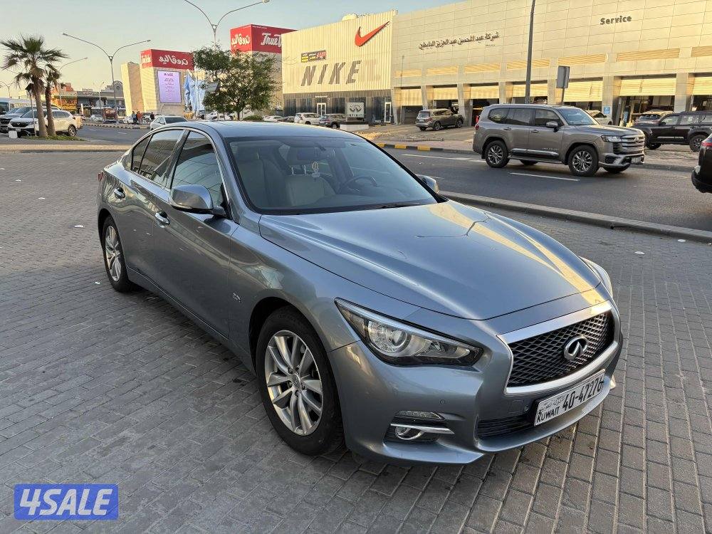 للبيع انفنتي Q50 موديل 2016 بحاله ممتازه صبغ وكاله ما عدا فتحه2