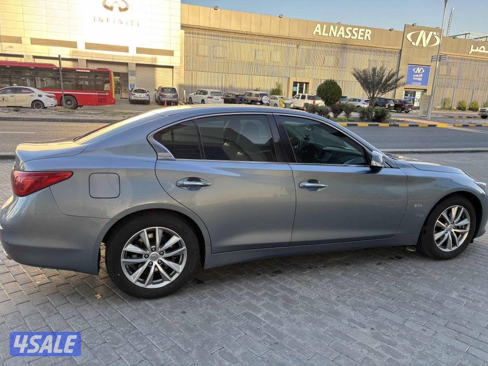 للبيع انفنتي Q50 موديل 2016 بحاله ممتازه صبغ وكاله ما عدا فتحه4