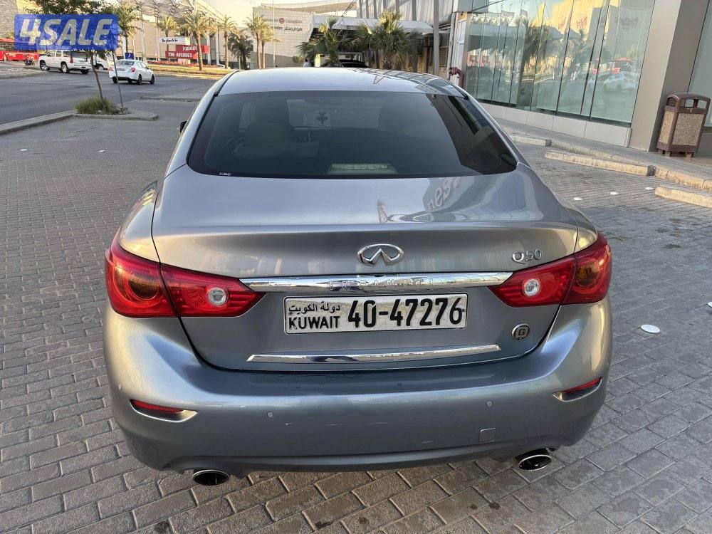 للبيع انفنتي Q50 موديل 2016 بحاله ممتازه صبغ وكاله ما عدا فتحه5