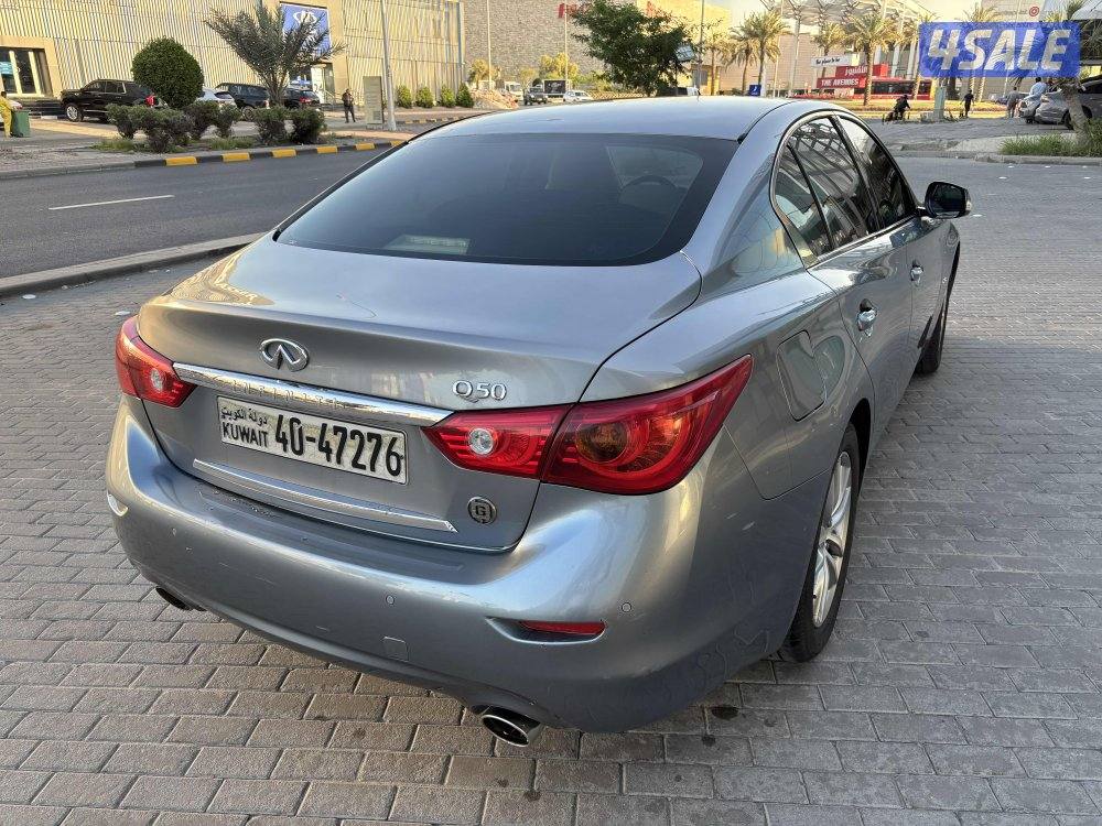 للبيع انفنتي Q50 موديل 2016 بحاله ممتازه صبغ وكاله ما عدا فتحه6