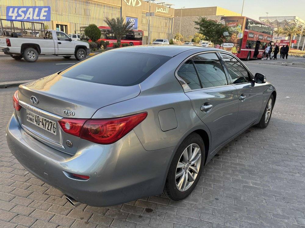 للبيع انفنتي Q50 موديل 2016 بحاله ممتازه صبغ وكاله ما عدا فتحه7