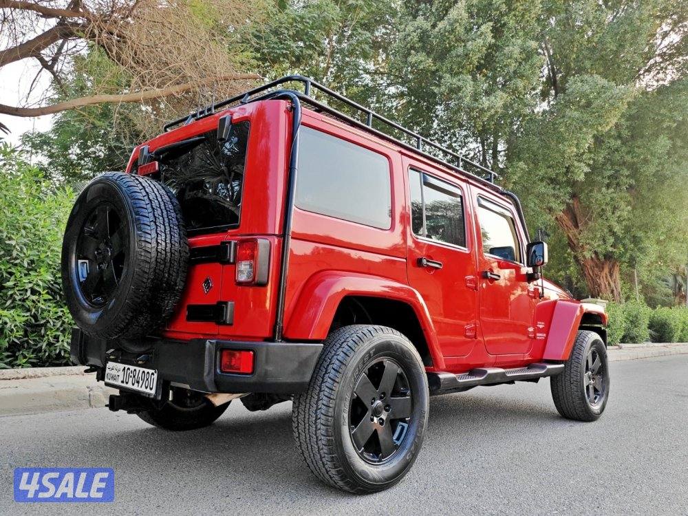 WRANGLER 2012 SAHARA فحص قير مكينه  شاصي بدي ومرخص رحلات1