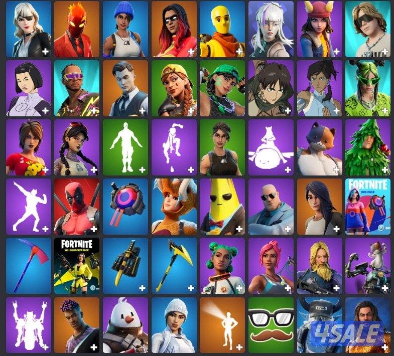 للبيع حساب epic games كامل في , Fortnite , rocket league fall guys0