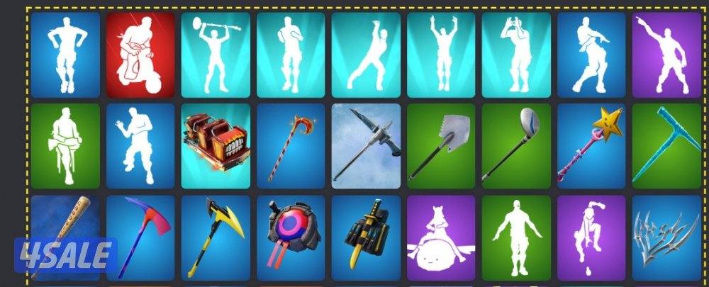 للبيع حساب epic games كامل في , Fortnite , rocket league fall guys2