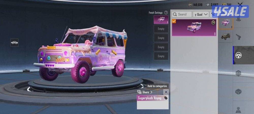 حسابات ببجي منوعه ~ امفور ثلجي الضرر وكل مسج❄️❄️3