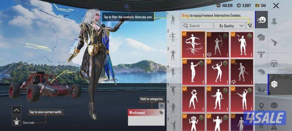 حسابات ببجي منوعه ~ امفور ثلجي الضرر وكل مسج❄️❄️6