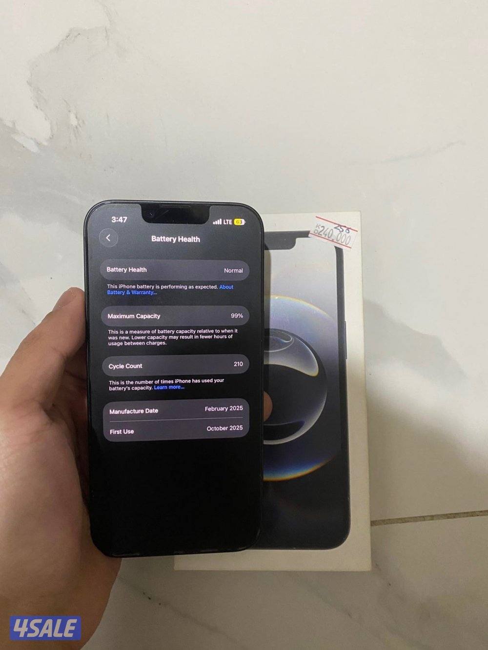 iPhone 16e 256gb Black excellent condition2