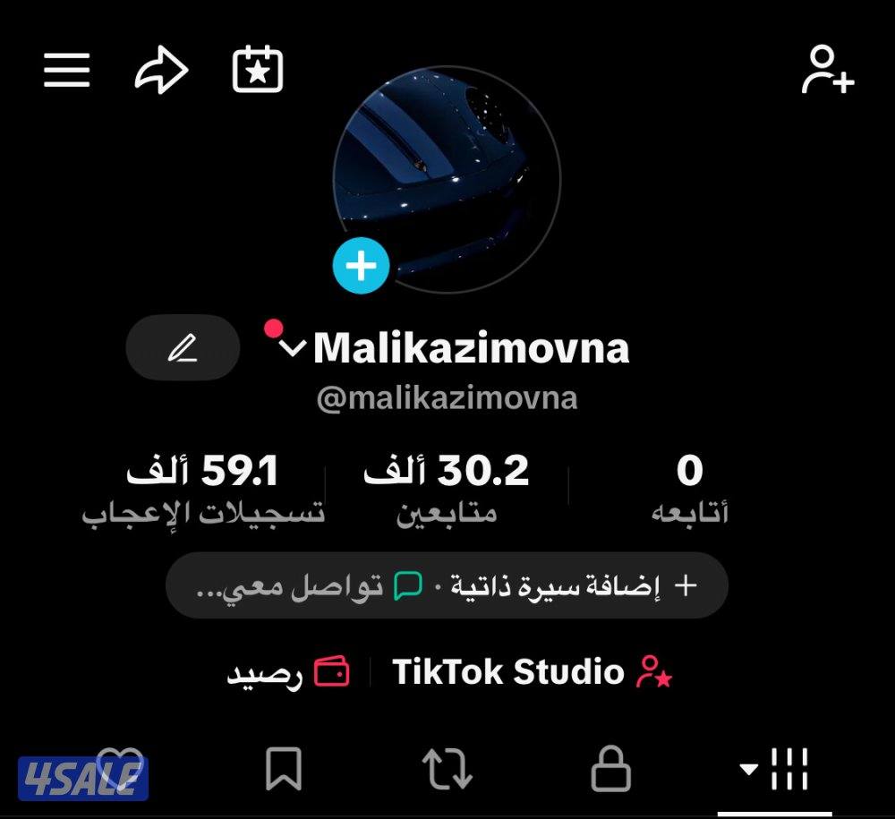 تيك توك 30 الف متابع 59 الف لايك0