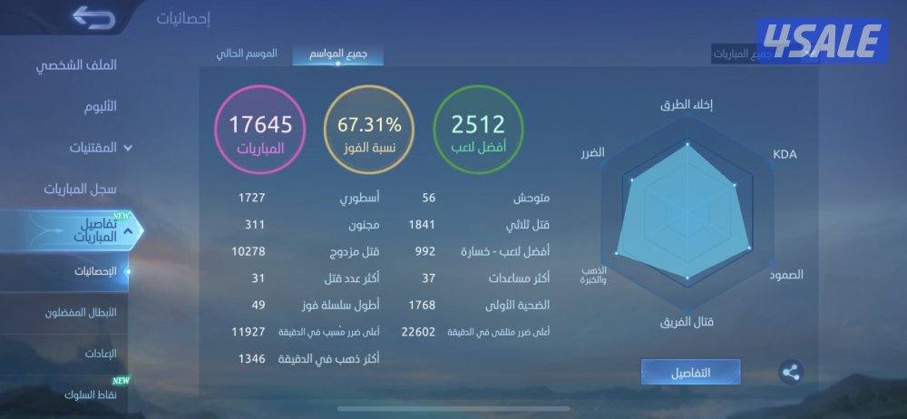 حساب موبايل ليجند2