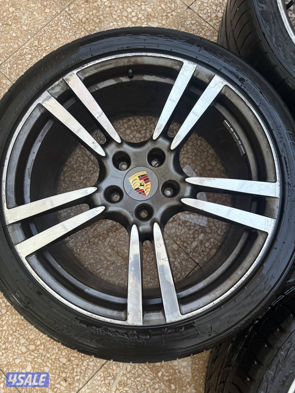 للبيع كيبات بورش كايين مقاس 21 مع تواير صيني حجم  21R/295/352