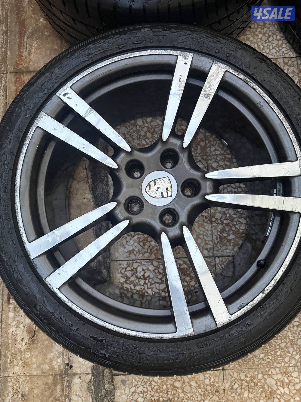 للبيع كيبات بورش كايين مقاس 21 مع تواير صيني حجم  21R/295/354