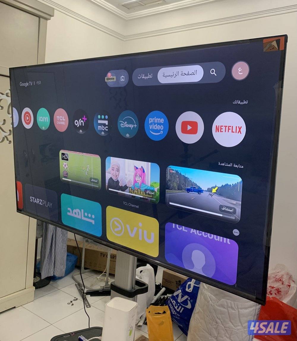 للبيع تلفزيونات 55 و 40 و 32 بوصه سمارت 2026 توصيل 24 ساعة0