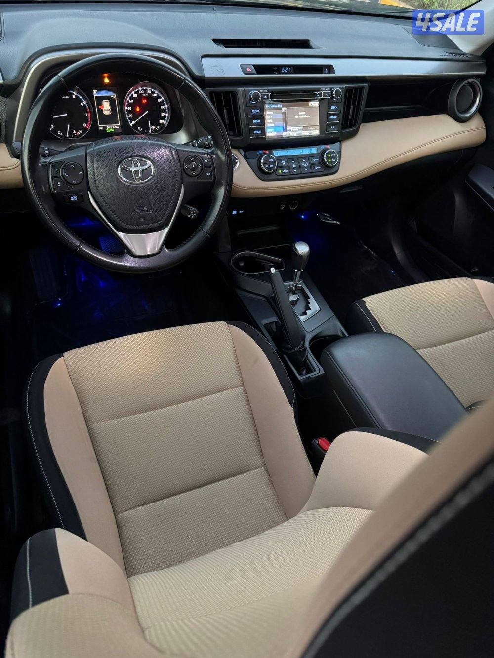 تويوتا راف فور بحاله نادره بنظافه عداد 67 الف8