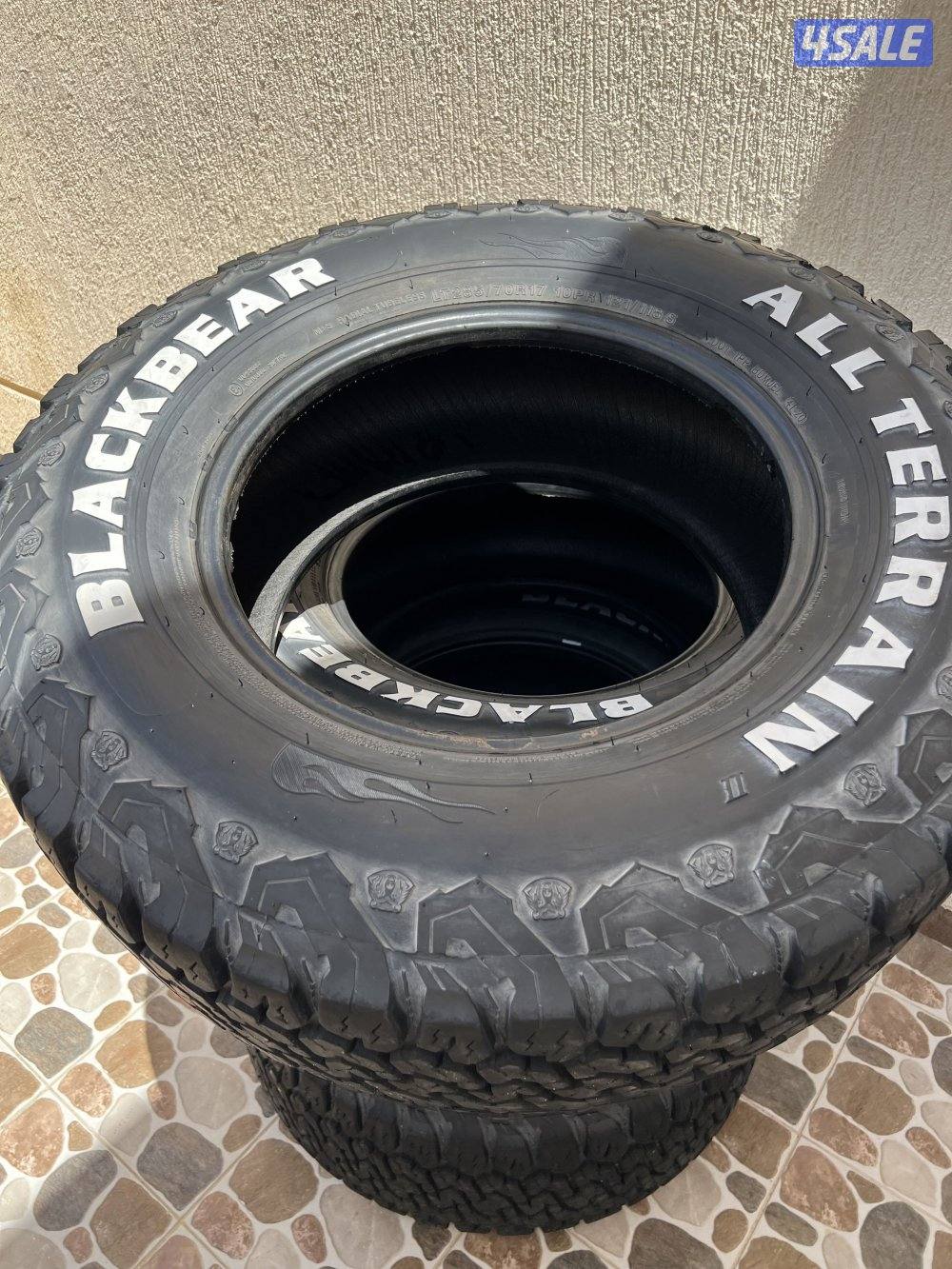 تواير مقاس 17-70-285 حجري مستعمل مافيهم رقعه نهائي نظاف .5