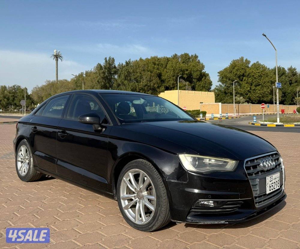 قمة بالنظافة اودي A3 موديل 2015 وكالة فحص ماكينة قير شاسي بدي صبغ قطعت2