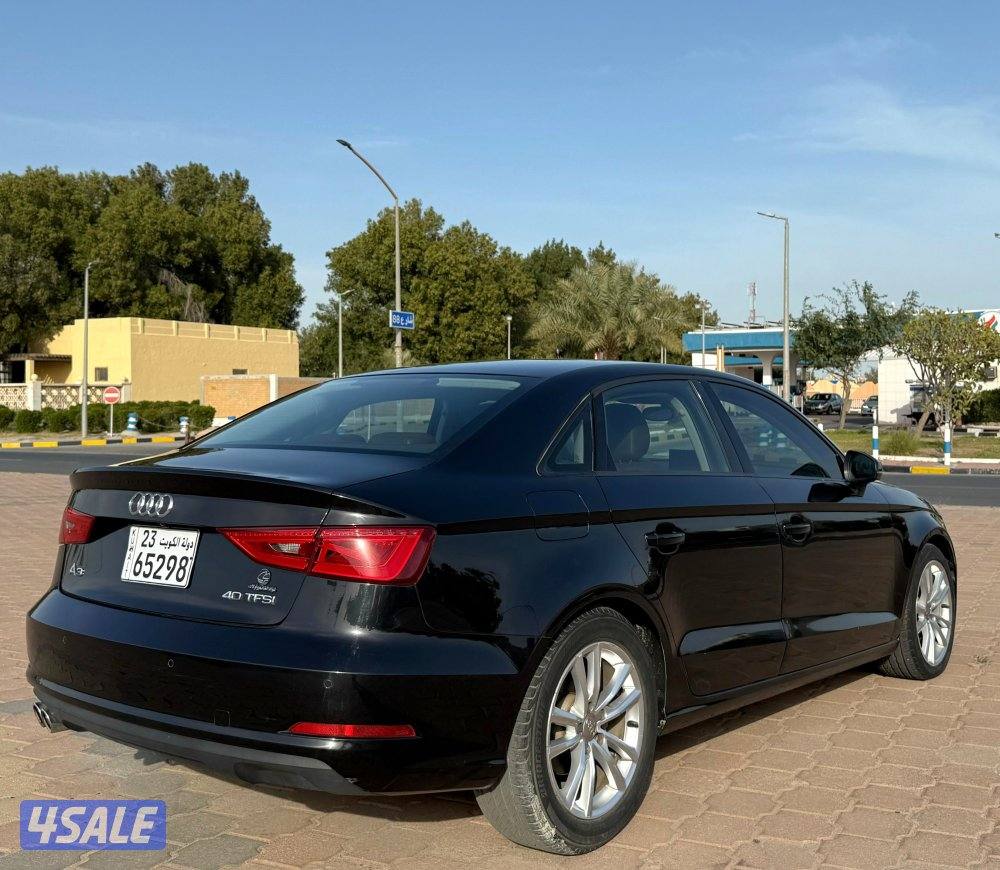 قمة بالنظافة اودي A3 موديل 2015 وكالة فحص ماكينة قير شاسي بدي صبغ قطعت3