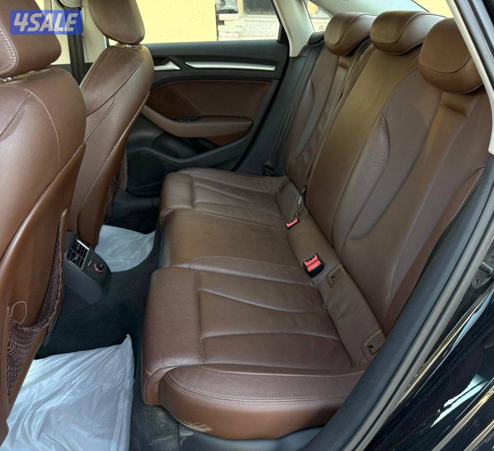 قمة بالنظافة اودي A3 موديل 2015 وكالة فحص ماكينة قير شاسي بدي صبغ قطعت9