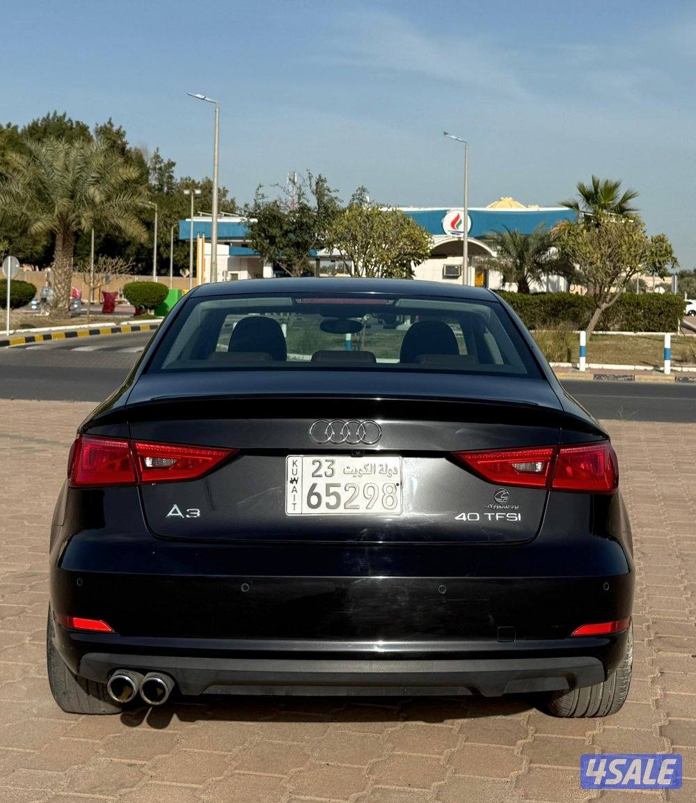 قمة بالنظافة اودي A3 موديل 2015 وكالة فحص ماكينة قير شاسي بدي صبغ قطعت4