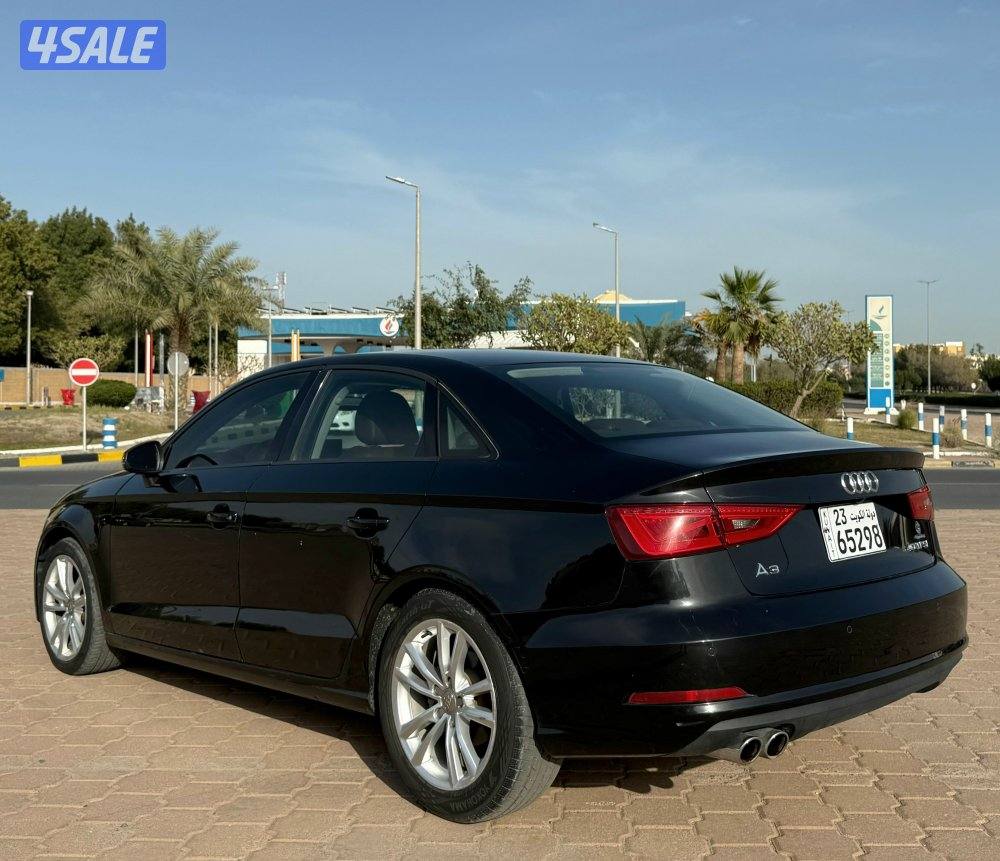 قمة بالنظافة اودي A3 موديل 2015 وكالة فحص ماكينة قير شاسي بدي صبغ قطعت7