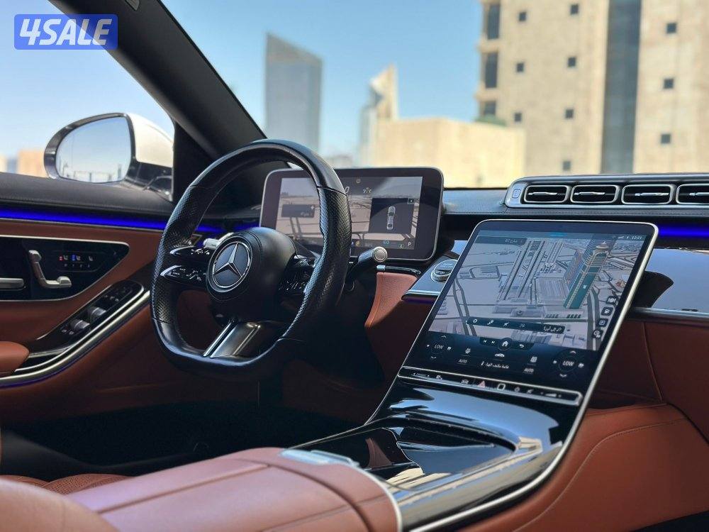 مرسيدسS500 موديل2021 وارد الملا عداد83الف وسيرفس منتظم6